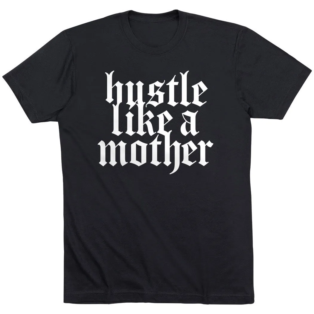 Running Short Sleeve T-Shirt - Hustle Like A Mother 6 Running Short Sleeve T-Shirt - Hustle Like A Mother - Image 4