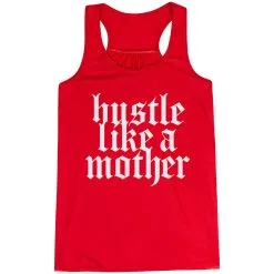 Flowy Racerback Tank Top - Hustle Like A Mother 19 Flowy Racerback Tank Top - Hustle Like A Mother -goneforarun Sales 2023 tr 47275 RED MAIN