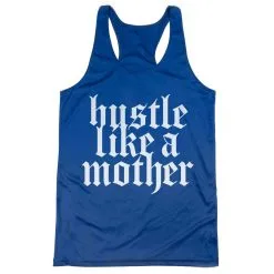 Women's Racerback Performance Tank Top - Hustle Like A Mother -goneforarun Sales 2023 tr 47277 ROYAL MAIN