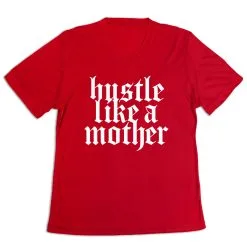 Women's Short Sleeve Tech Tee - Hustle Like A Mother 18 Women's Short Sleeve Tech Tee - Hustle Like A Mother -goneforarun Sales 2023 tr 47278 RED MAIN