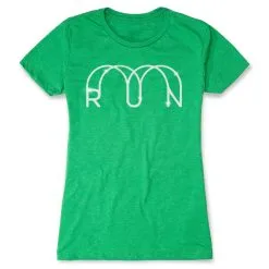 Women's Everyday Runners Tee - Glitter Run 18 Women's Everyday Runners Tee - Glitter Run -goneforarun Sales 2023 tr 47283 GREEN FLAT