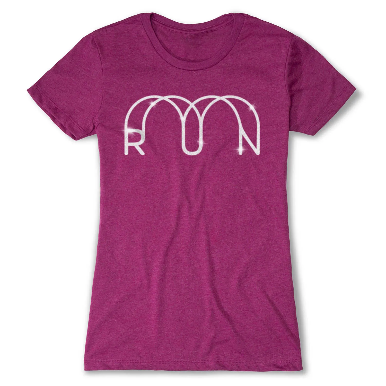 Women's Everyday Runners Tee - Glitter Run 10 Women's Everyday Runners Tee - Glitter Run - Image 8