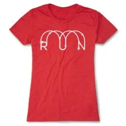 Women's Everyday Runners Tee - Glitter Run 21 Women's Everyday Runners Tee - Glitter Run -goneforarun Sales 2023 tr 47283 RED FLAT