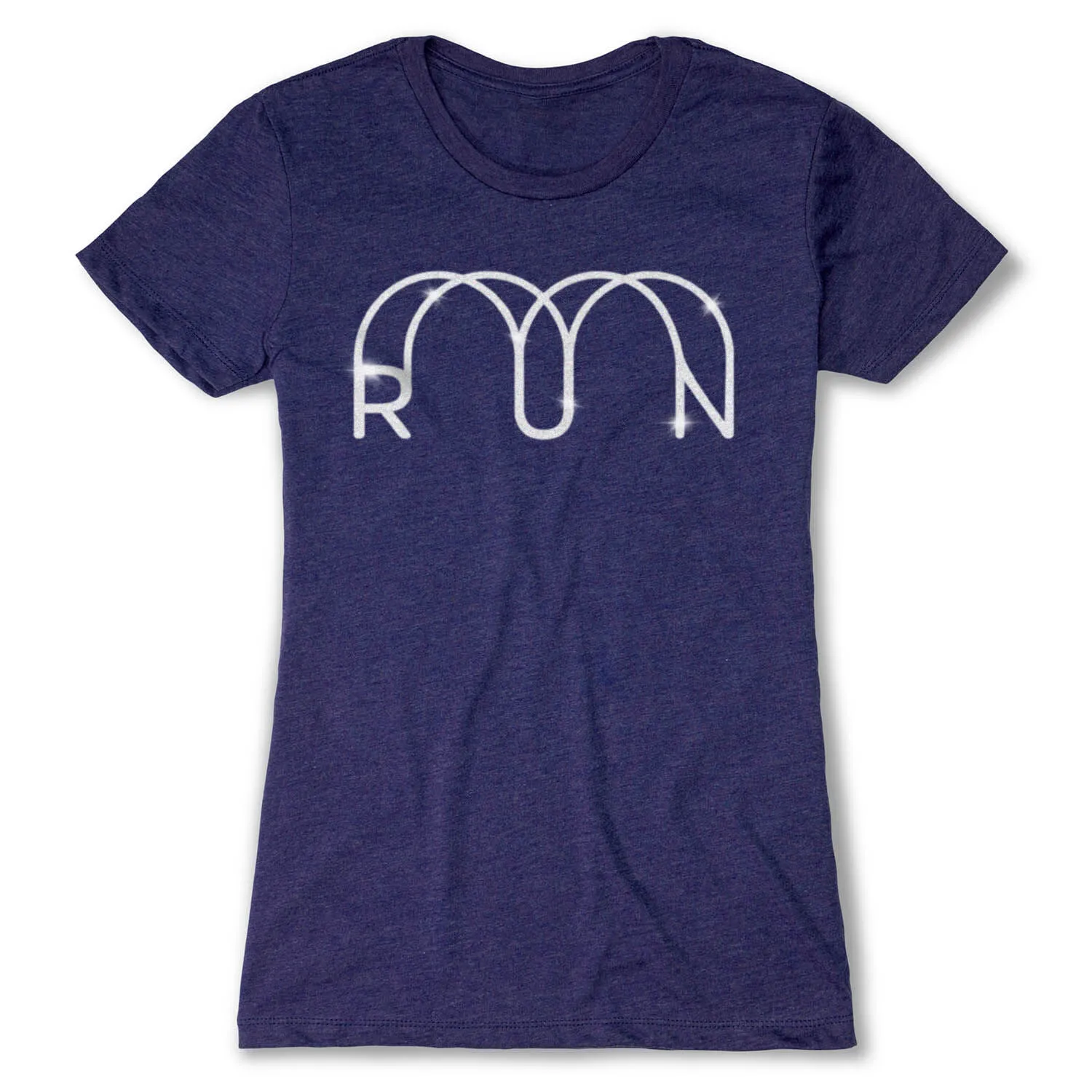 Women's Everyday Runners Tee - Glitter Run 3 Women's Everyday Runners Tee - Glitter Run