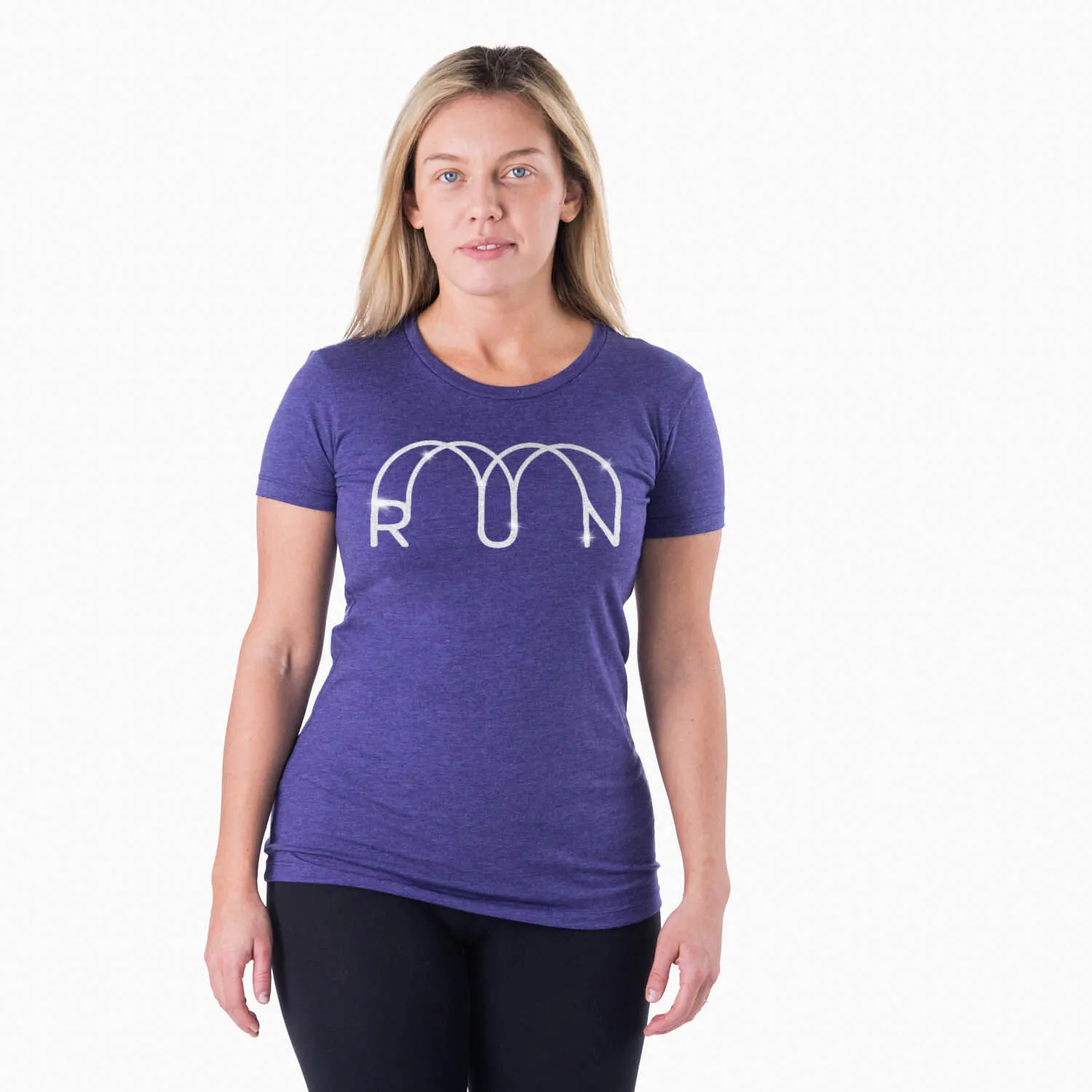 Women's Everyday Runners Tee - Glitter Run 4 Women's Everyday Runners Tee - Glitter Run - Image 2