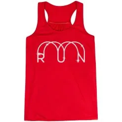 Flowy Racerback Tank Top - Glitter Run -goneforarun Sales 2023 tr 47285 RED MAIN