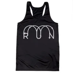Women's Racerback Performance Tank Top - Glitter Run