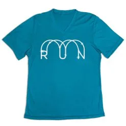 Women's Short Sleeve Tech Tee - Glitter Run -goneforarun Sales 2023 tr 47288 LIGHTBLUE MAIN