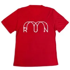 Women's Short Sleeve Tech Tee - Glitter Run -goneforarun Sales 2023 tr 47288 RED MAIN