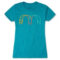 Women's Everyday Runners Tee - Synergy Run -goneforarun Sales 2023 tr 47293 TEAL FLAT