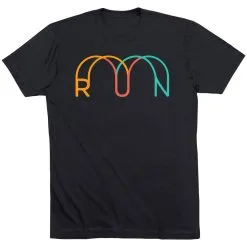 Running Short Sleeve T-Shirt - Synergy Run -goneforarun Sales 2023 tr 47294 BLACK FLAT