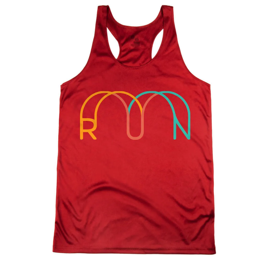 Women's Racerback Performance Tank Top - Synergy Run 10 Women's Racerback Performance Tank Top - Synergy Run - Image 8