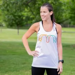 Women's Racerback Performance Tank Top - Synergy Run 14 Women's Racerback Performance Tank Top - Synergy Run -goneforarun Sales 2023 tr 47297 WHITE FEMALE