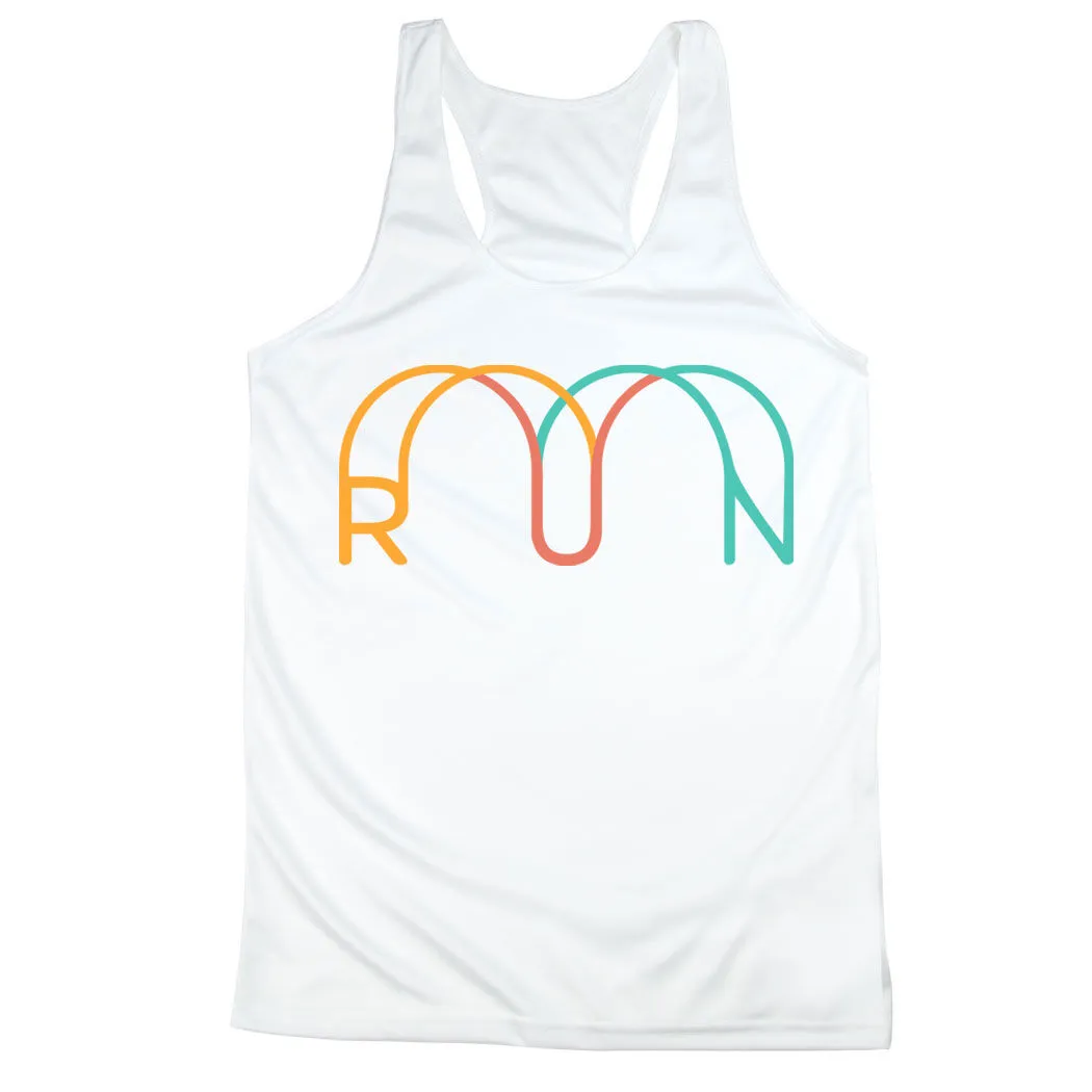 Women's Racerback Performance Tank Top - Synergy Run 3 Women's Racerback Performance Tank Top - Synergy Run