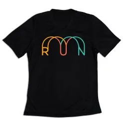 Women's Short Sleeve Tech Tee - Synergy Run -goneforarun Sales 2023 tr 47298 BLACK MAIN