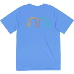 Men's Running Short Sleeve Performance Tee - Synergy Run -goneforarun Sales 2023 tr 47302 LIGHTBLUE MAIN