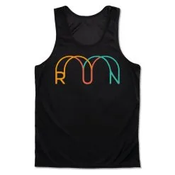 Men's Running Performance Tank Top - Synergy Run -goneforarun Sales 2023 tr 47304 BLACK MAIN