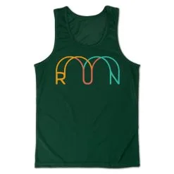 Men's Running Performance Tank Top - Synergy Run -goneforarun Sales 2023 tr 47304 GREEN MAIN