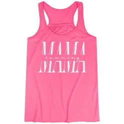 Flowy Racerback Tank Top - Running Mama -goneforarun Sales 2023 tr 47309 PINK MAIN