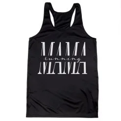 Women's Racerback Performance Tank Top - Running Mama -goneforarun Sales 2023 tr 47311 BLACK MAIN