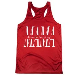 Women's Racerback Performance Tank Top - Running Mama