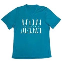 Women's Short Sleeve Tech Tee - Running Mama -goneforarun Sales 2023 tr 47312 LIGHTBLUE MAIN