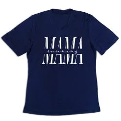 Women's Short Sleeve Tech Tee - Running Mama -goneforarun Sales 2023 tr 47312 NAVY MAIN