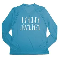 Women's Long Sleeve Tech Tee - Running Mama
