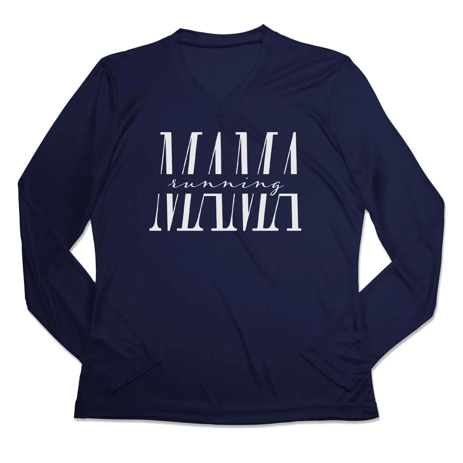 Women's Long Sleeve Tech Tee - Running Mama 7 Women's Long Sleeve Tech Tee - Running Mama - Image 5