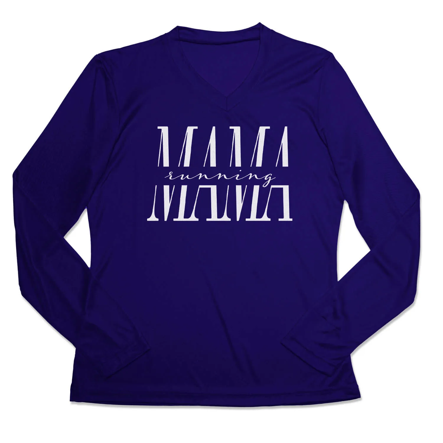 Women's Long Sleeve Tech Tee - Running Mama 9 Women's Long Sleeve Tech Tee - Running Mama - Image 7