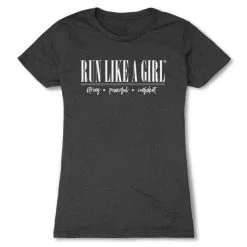 Women's Everyday Runners Tee - Run Like A Girl® 17 Women's Everyday Runners Tee - Run Like A Girl® -goneforarun Sales 2023 tr 47317 CHARCOAL FLAT