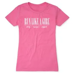 Women's Everyday Runners Tee - Run Like A Girl® 19 Women's Everyday Runners Tee - Run Like A Girl® -goneforarun Sales 2023 tr 47317 HOTPINK FLAT