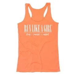 Women's Everyday Tank Top - Run Like A Girl® -goneforarun Sales 2023 tr 47320 PEACH MAIN