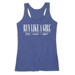 Women's Everyday Tank Top - Run Like A Girl® -goneforarun Sales 2023 tr 47320 ROYAL MAIN