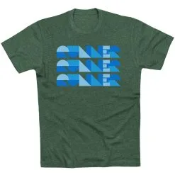 Running Short Sleeve T-Shirt - Run Repeat -goneforarun Sales 2023 tr 47338 FORESTGREEN FLAT