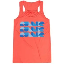 Flowy Racerback Tank Top - Run Repeat -goneforarun Sales 2023 tr 47339 CORAL MAIN