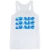 Flowy Racerback Tank Top - Run Repeat -goneforarun Sales 2023 tr 47339 WHITE MAIN