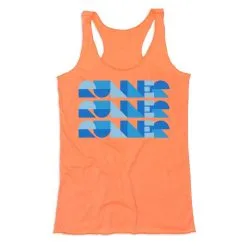 Women's Everyday Tank Top - Run Repeat -goneforarun Sales 2023 tr 47340 PEACH MAIN