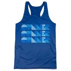 Women's Racerback Performance Tank Top - Run Repeat -goneforarun Sales 2023 tr 47341 ROYAL MAIN