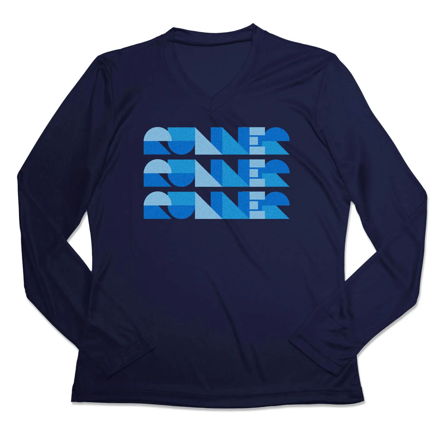 Women's Long Sleeve Tech Tee - Run Repeat 7 Women's Long Sleeve Tech Tee - Run Repeat - Image 5