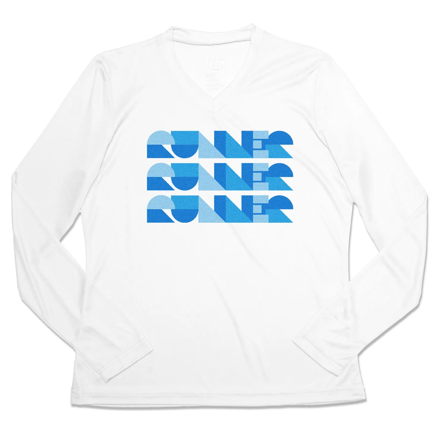 Women's Long Sleeve Tech Tee - Run Repeat 9 Women's Long Sleeve Tech Tee - Run Repeat - Image 7