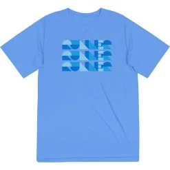 Men's Running Short Sleeve Performance Tee - Run Repeat -goneforarun Sales 2023 tr 47346 LIGHTBLUE MAIN