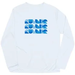 Men's Running Long Sleeve Performance Tee - Run Repeat