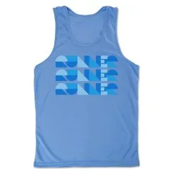 Men's Running Performance Tank Top - Run Repeat -goneforarun Sales 2023 tr 47348 LIGHTBLUE MAIN