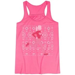 Flowy Racerback Tank Top - Heart Sweater Run -goneforarun Sales 2023 tr 47365 PINK MAIN