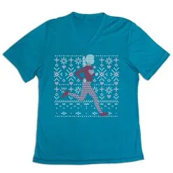 Women's Short Sleeve Tech Tee - Heart Sweater Run -goneforarun Sales 2023 tr 47368 LIGHTBLUE MAIN