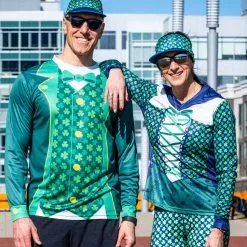 Men's Running Long Sleeve Performance Tee - Leprechaun -goneforarun Sales 2023 tr 47375 LIFESTYLE 3 1