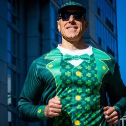 Men's Running Long Sleeve Performance Tee - Leprechaun -goneforarun Sales 2023 tr 47376 LIFESTYLE 2