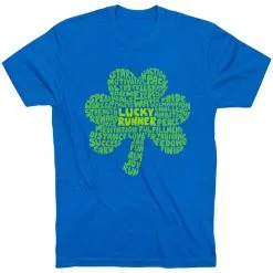 Running Short Sleeve T-Shirt - Lucky Runner -goneforarun Sales 2023 tr 47389 ROYAL FLAT