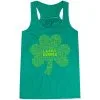 Flowy Racerback Tank Top - Lucky Runner -goneforarun Sales 2023 tr 47390 GREEN MAIN